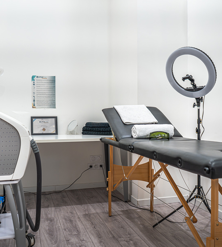 Salle de soin Skin & Body pour épilation laser